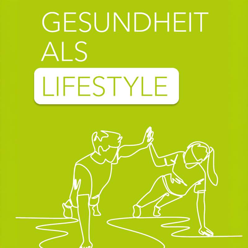 Illustration von zwei Personen die trainieren